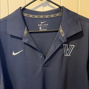 Nike Dri-FIT Navy Polo with Embroidered Logo